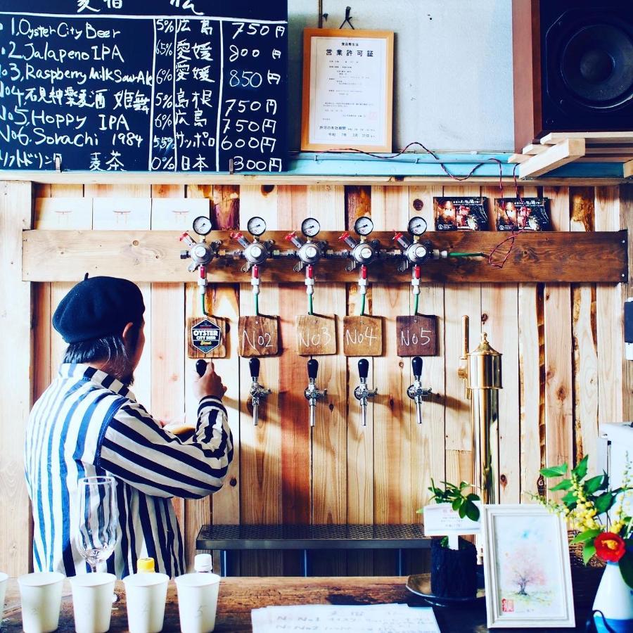 Bakushuku Den Guest House Brew Matsuyama  Buitenkant foto